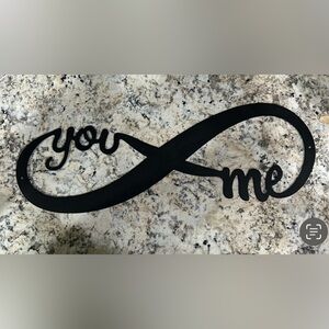 Black Infinity Wall Decor